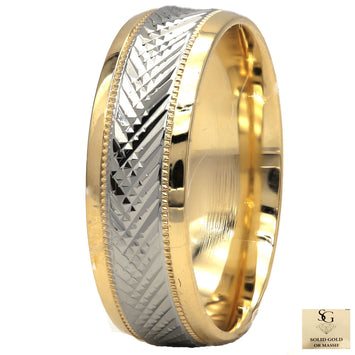 Milgrain Wedding Band RB3188L