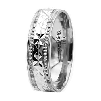 Milgrain Wedding Band RB3210L