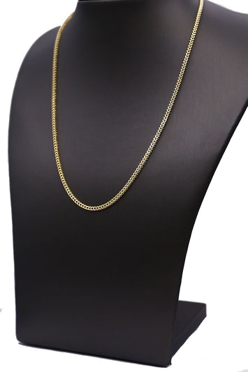 10K 3.mm Chaîne  en or Franco Diomond cut  GF-006