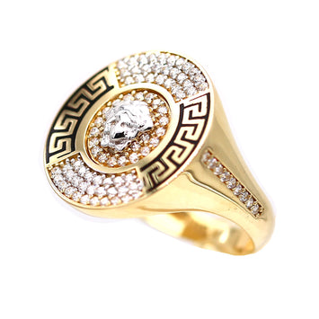Bague en or 10 carats pour homme GRM118