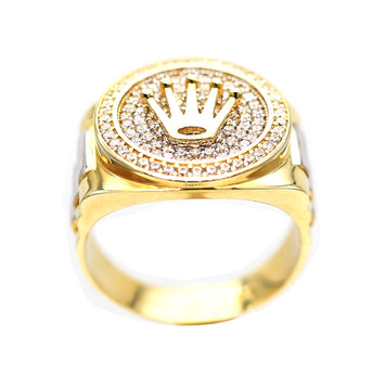 Bague en or 10 carats pour homme GRM123