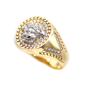 Bague en or 10 carats pour homme GRM125