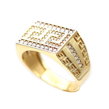 Bague en or 10 carats pour homme GRM126