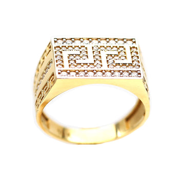 Bague en or 10 carats pour homme GRM126