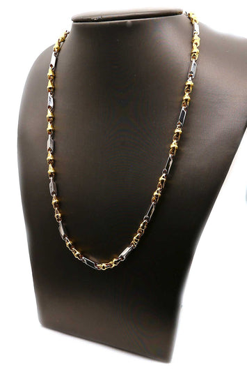 10k -Chaîne (Hollow Bullet)  en or GB022