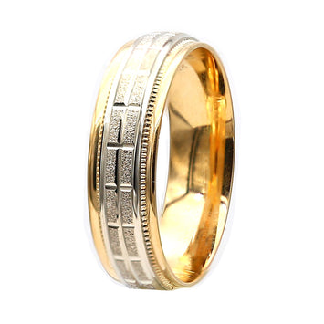 Milgrain Wedding Band RB3199L