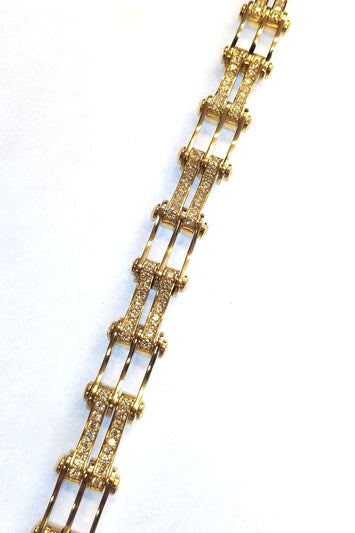 Gold Bracelet for men GB015