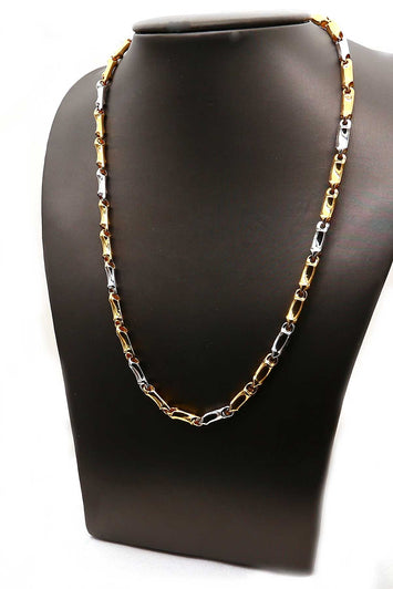 10k -Chaîne (Hollow Bullet)  en or GB016