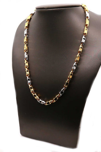 10k -Chaîne (Hollow Bullet)  en or GB015