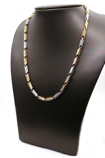 10k -Chaîne (Hollow Bullet)  en or GB013