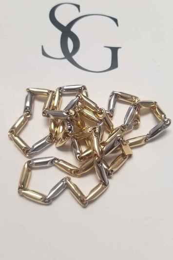 10k -Chaîne (Hollow Bullet)  en or GB024