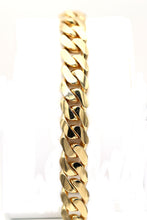 gourmete Bracelet for men Solid Gold(Box Luck)