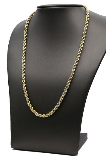 4.3mm -10K Chaîne Torsade en or GCR003