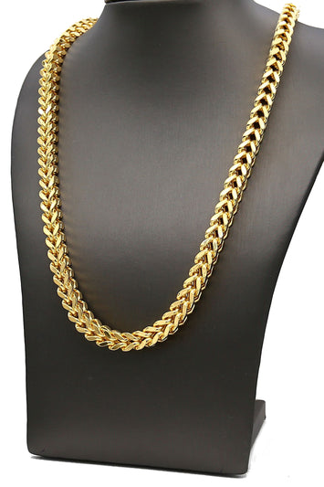 7.8mm -10K Chaîne Franco en or GCF009