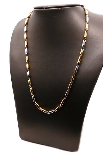 10k -Chaîne (Hollow Bullet)  en or GB024