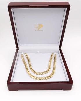 10mm-10k  Chaîne Miami Cubain en or