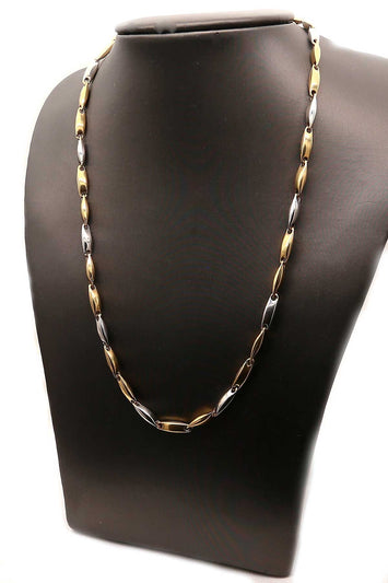 10k -Chaîne (Hollow Bullet)  en or GB025