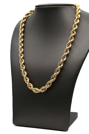 8.5mm -10K Chaîne Torsade en or GCR006