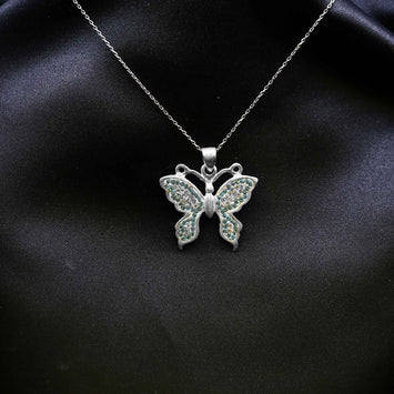 Pendentif  papillon en argent SP073