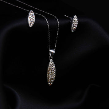 ensemble de collier en argent  SP012