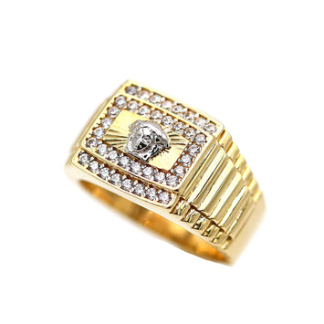 Bague en or 10 carats pour homme GRM057