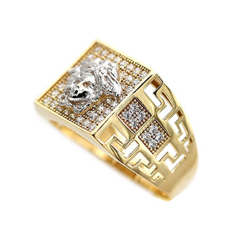 Bague en or 10 carats pour homme GRM127