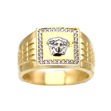 Bague en or 10 carats pour homme GRM036