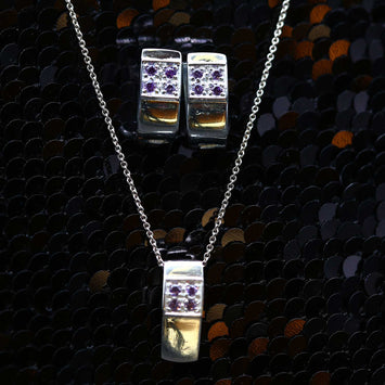 ensemble de collier en argent SP002