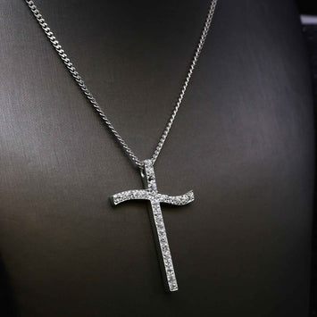 Pendentif croix en argent SP037