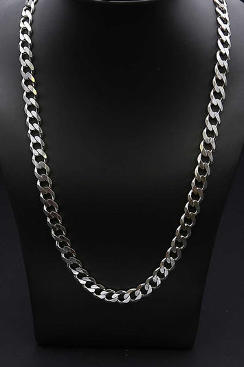 8mm-Chaîne Gourmette en argent SC002