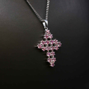 Pendentif croix en argent SP038