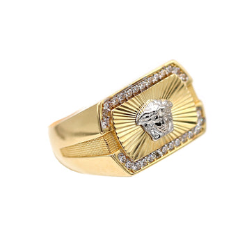 Bague en or 10 carats pour homme GRM058