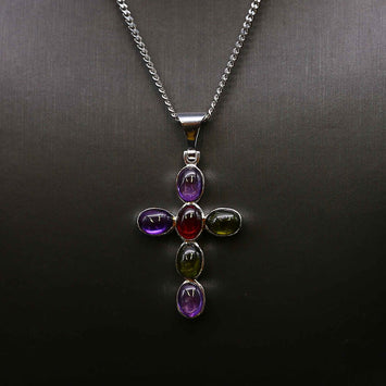 Pendentif croix en argent SP040