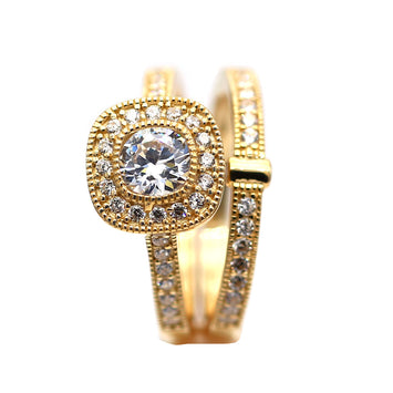 Bague en or 10 carats pour Femme GRW015