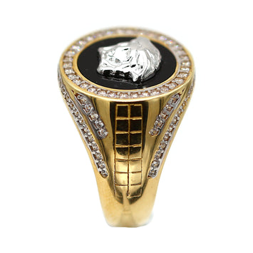 Bague en or 10 carats pour homme GRM018