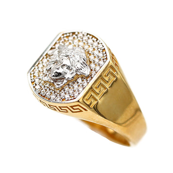 Bague en or 10 carats pour homme GRM099