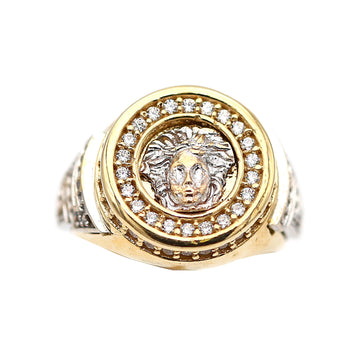 Bague en or 10 carats pour homme GRM100