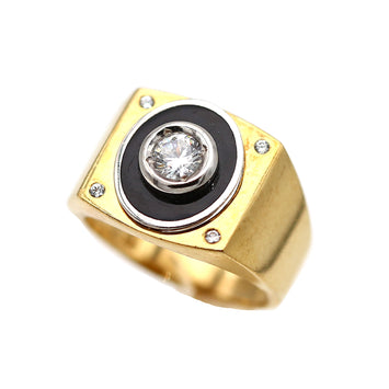 Bague en or 10 carats pour homme GRM065