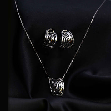 ensemble de collier en argent  SP016