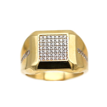 Bague en or 10 carats pour homme GRM066