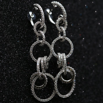 Boucles d'oreilles en argent SE002