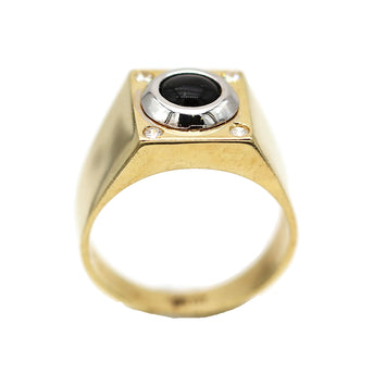 Bague en or 10 carats pour homme GRM026
