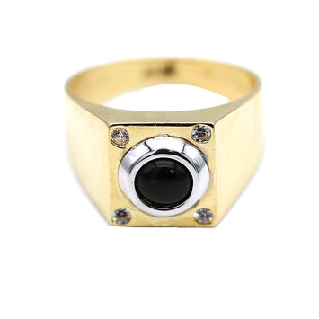 Bague en or 10 carats pour homme GRM026