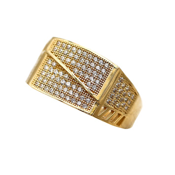 Bague en or 10 carats pour homme GRM038