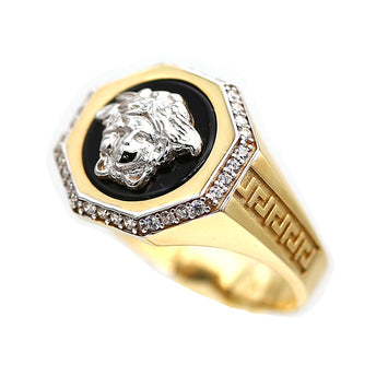 Bague en or 10 carats pour homme GRM108