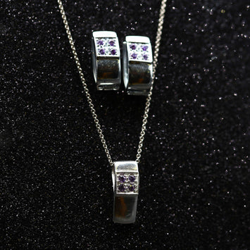 ensemble de collier en argent SP002