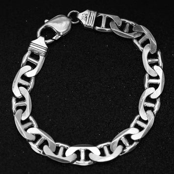 9.5mm Bracelet ancre en argent SP023