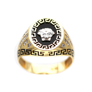 Bague en or 10 carats pour homme GRM110