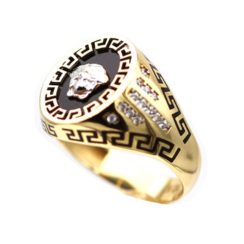 Bague en or 10 carats pour homme GRM110