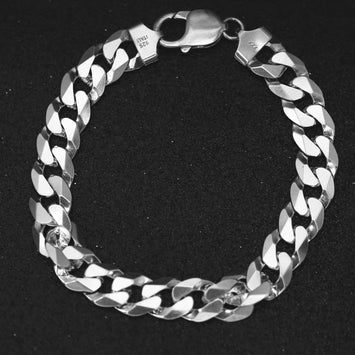 Bracelet chaîne Gourmette en argent SP013